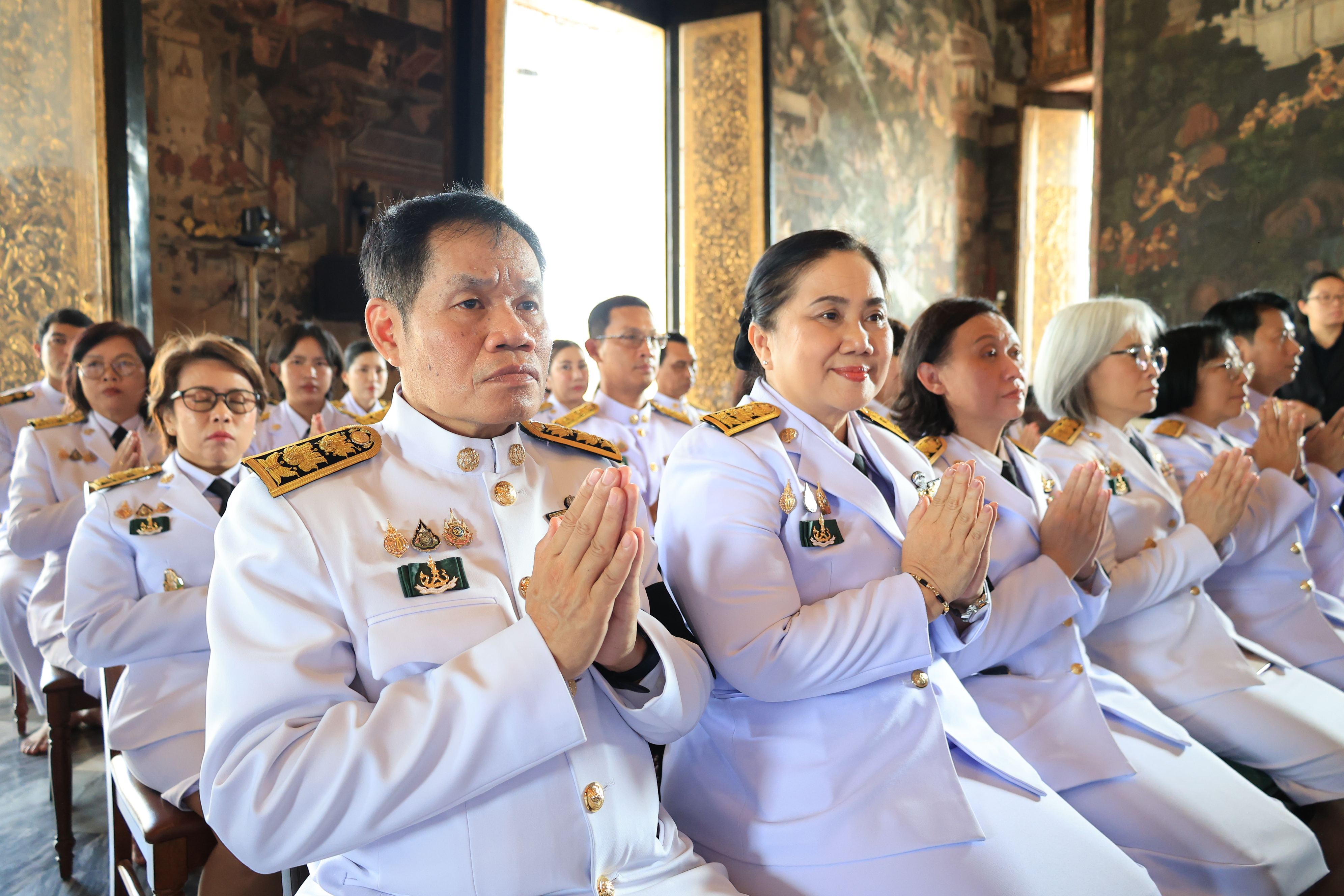 title - ส.ป.ก. ร่วมพิธีสวดพระพุทธมนต์ถวายเป็นพระราชกุศล เนื่องในวันคล้ายวันสวรรคตสมเด็จพระนางเจ้าสิริกิติ์ พระบรมราชินีนาถ พระบรมราชชนนีพันปีหลวง 24 ตุลาคม 2569